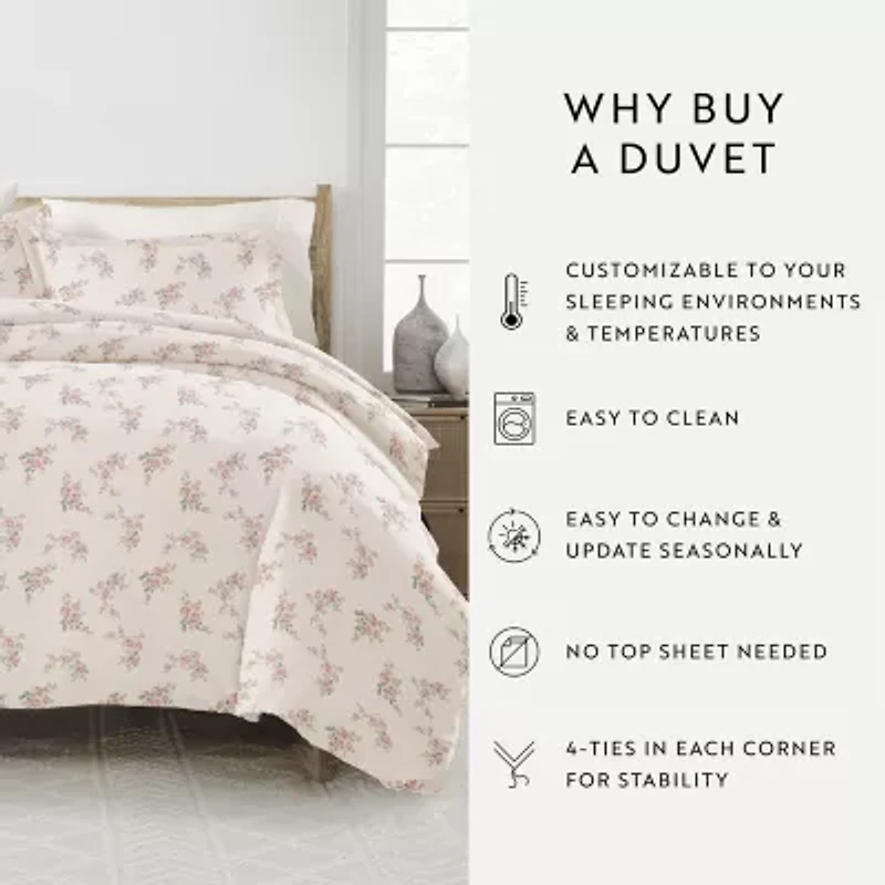 Casual Comfort Reversible Duvet Cover Set