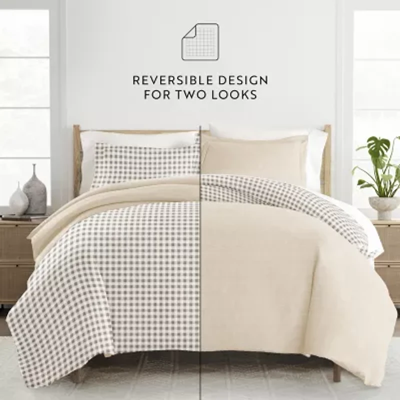 Casual Comfort Reversible Duvet Cover Set