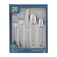 Ornative™ Cian Sand 20-pc. Flatware Set