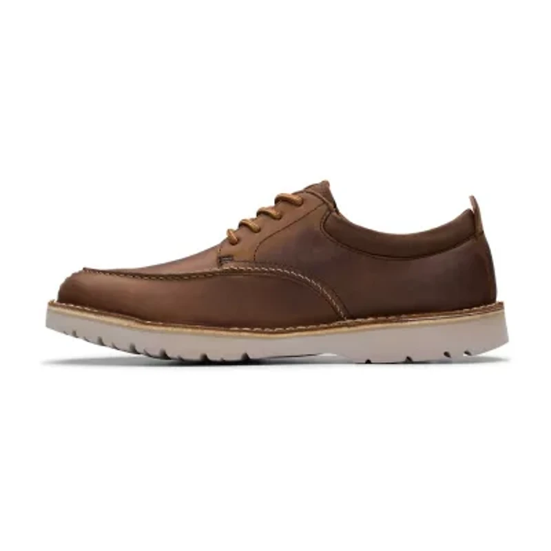 Clarks Eastridge Mens Moc Closed Toe Oxford Shoes