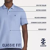 IZOD Advantage Performance Mens Classic Fit Short Sleeve Polo Shirt