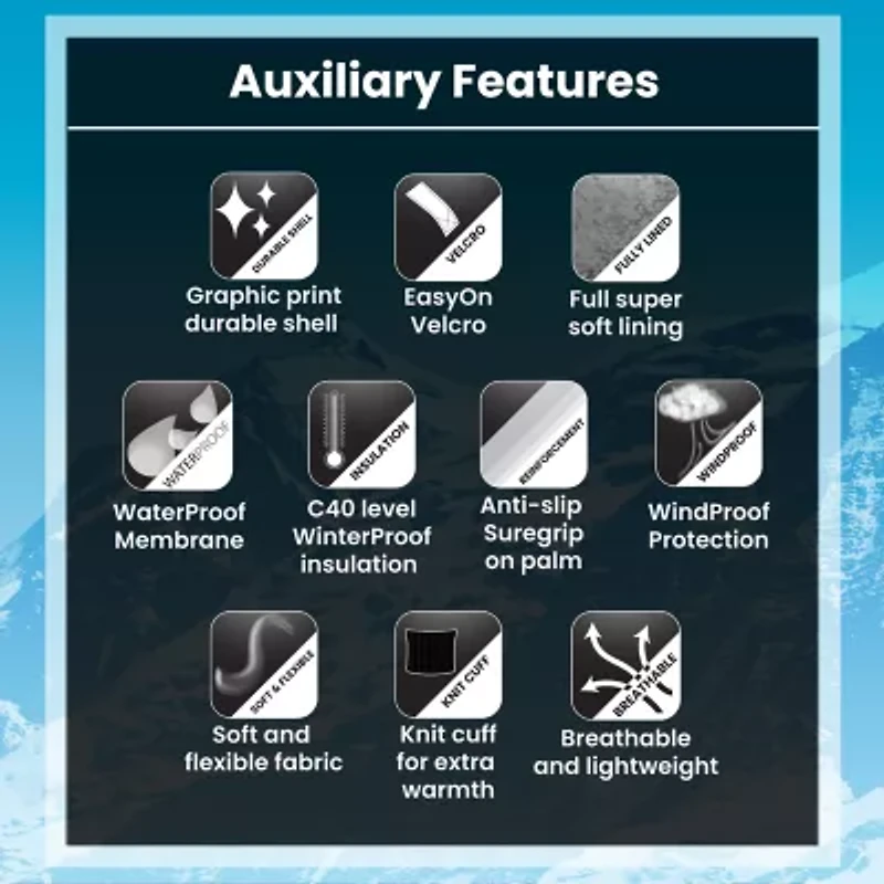 WinterProof Little & Big Kid Girls Mittens