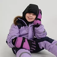 WinterProof Abstract Little & Big Kid Girls Hood