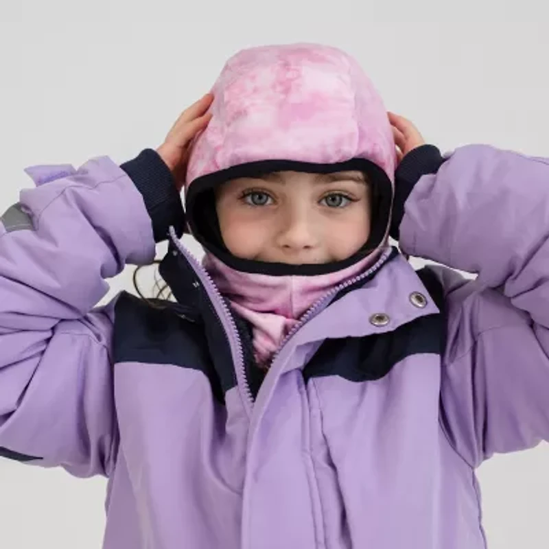 WinterProof Abstract Little & Big Kid Girls Hood
