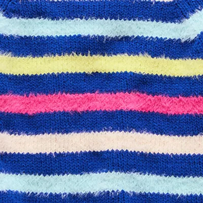 Thereabouts Little & Big Kid Girls Crew Neck Long Sleeve Pullover Sweater