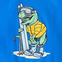 Thereabouts Little & Big Kid Boys Crew Neck Long Sleeve Regular Fit Graphic T-Shirt