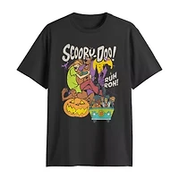 Mens Crew Neck Short Sleeve Classic Fit Scooby Doo Big and Tall Graphic T-Shirt