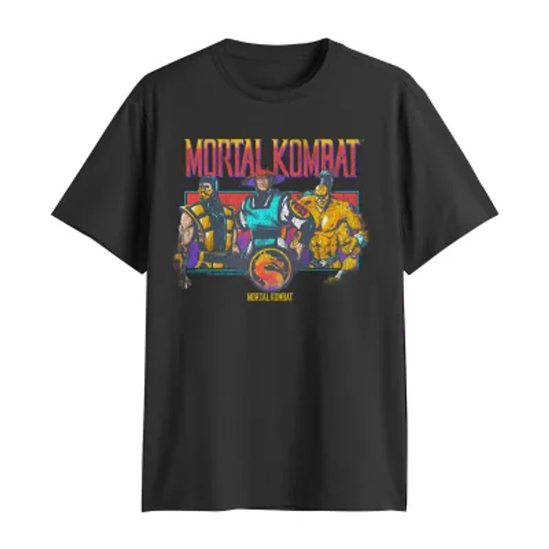 Mens Crew Neck Short Sleeve Classic Fit Big and Tall Graphic T-Shirt