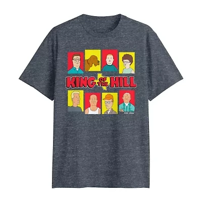 Mens Crew Neck Short Sleeve Classic Fit Big and Tall Graphic T-Shirt