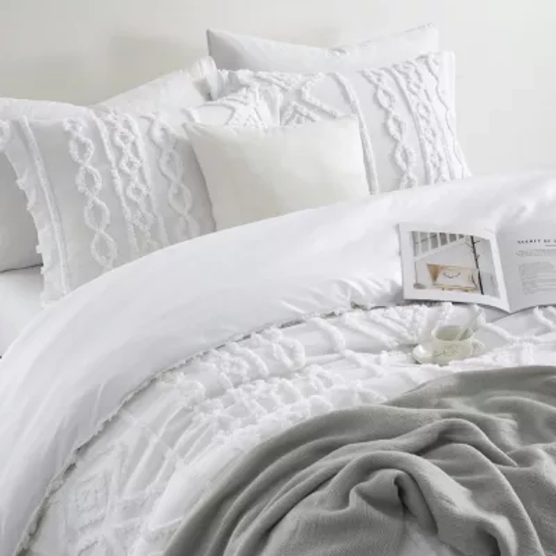 Stratford Park Alluya Geometric Easy Care Comforter Set