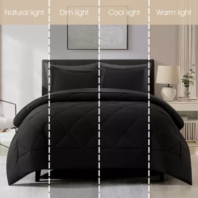 Stratford Park Aniya Geometric Comforter Set Easy Care