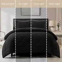 Stratford Park Aniya Geometric Comforter Set Easy Care
