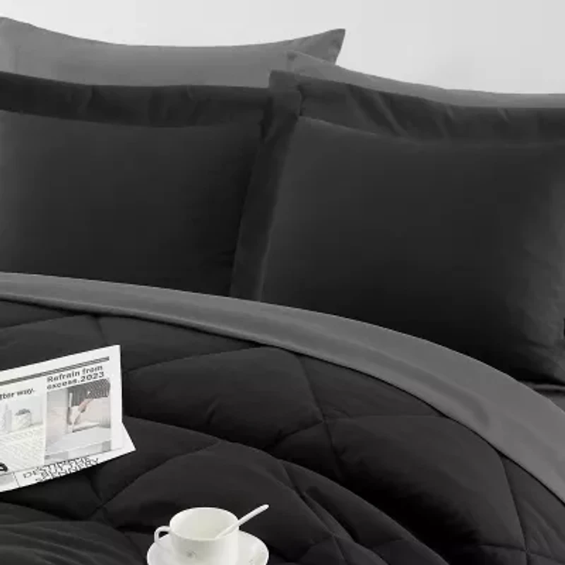 Stratford Park Aniya Geometric Comforter Set Easy Care