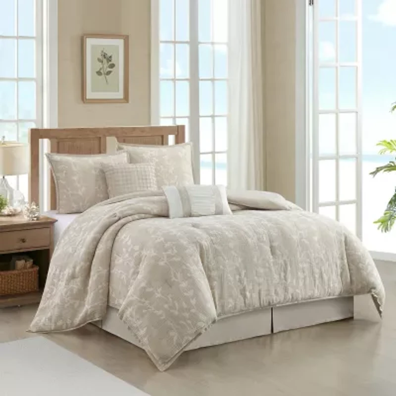 Stratford Park Dayla Leaves Comforter Set 6-pc. Easy Care