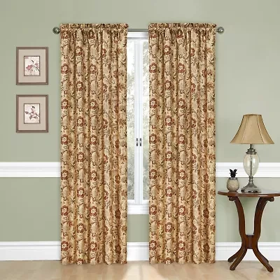 Waverly Navarra Light-Filtering Single Curtain Panel
