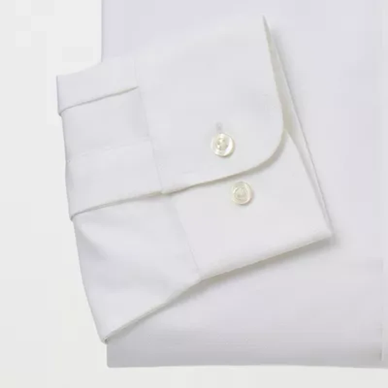 Stafford Premium Mens Regular Fit Stretch Fabric Wrinkle Free Long Sleeve Dress Shirt