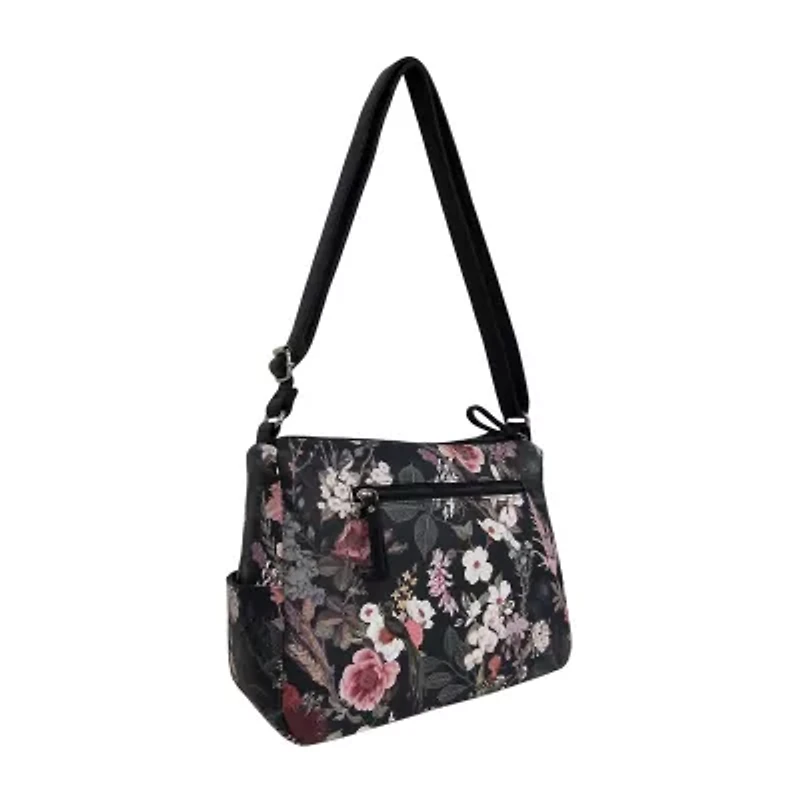 Bueno of California Glenhaven Buckle Front Crossbody Bag