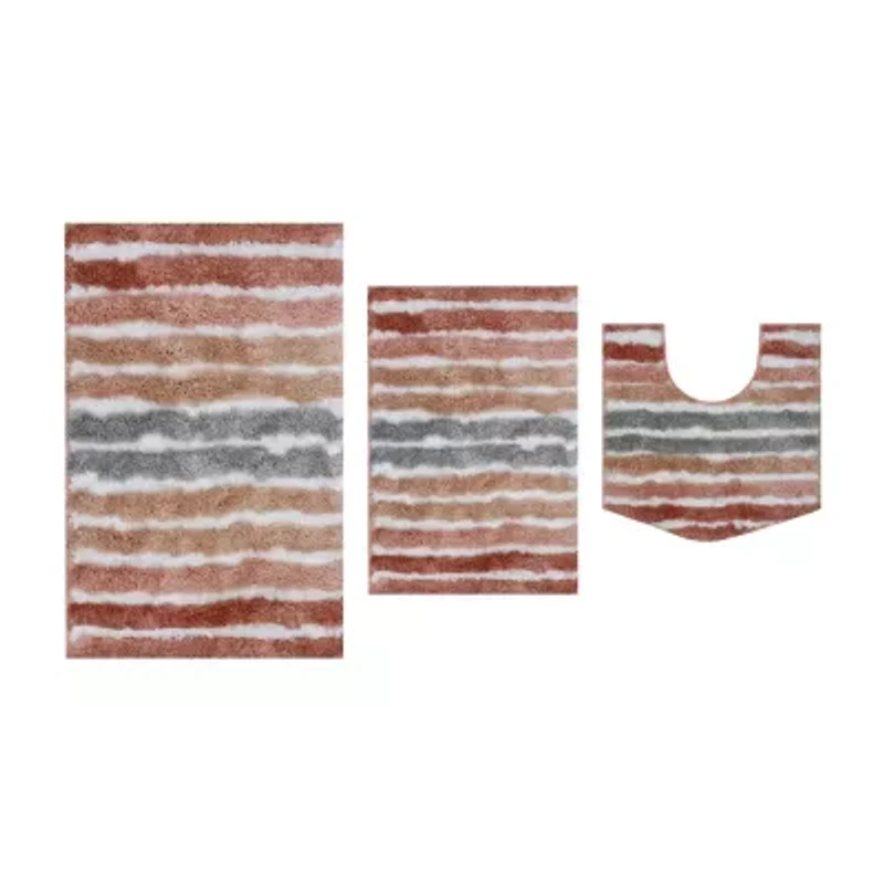 Home Weavers Inc Impression -pc. Bath Rug Set