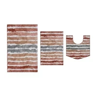 Home Weavers Inc Impression -pc. Bath Rug Set