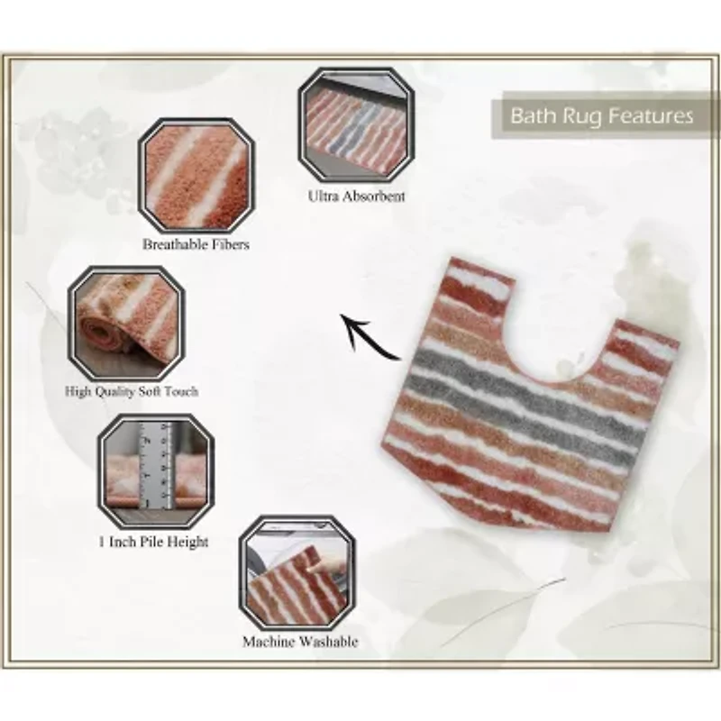 Home Weavers Inc Impression Bath Rug Set