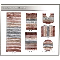 Home Weavers Inc Impression Bath Rug Set