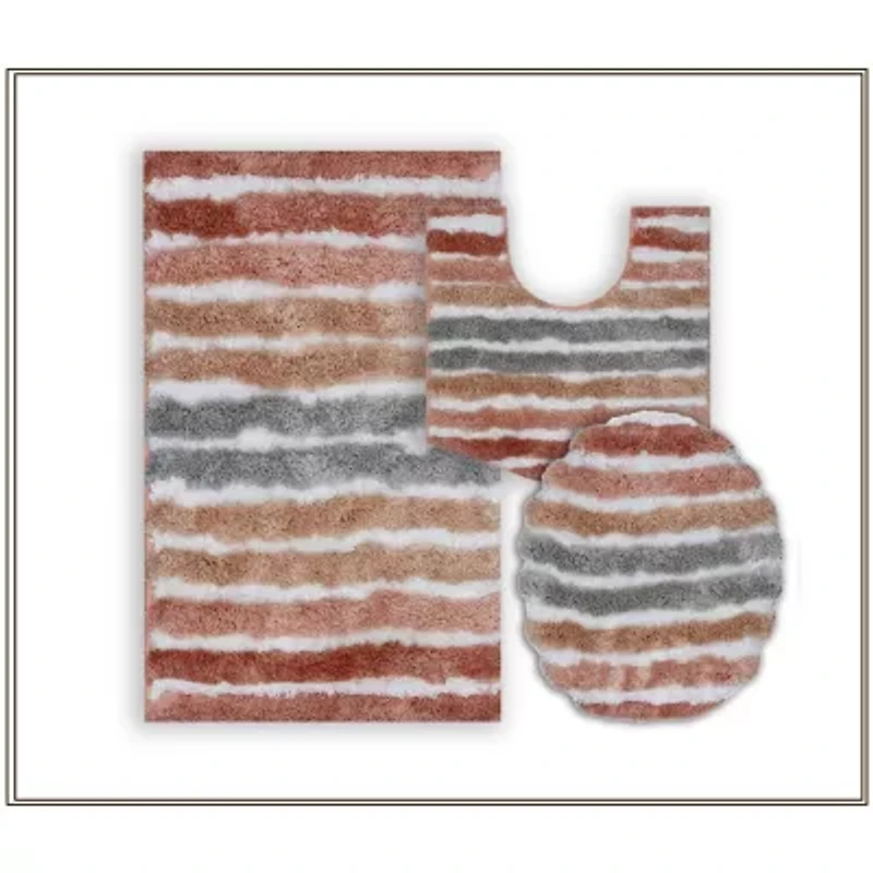 Home Weavers Inc Impression 3-pc. Bath Rug Set