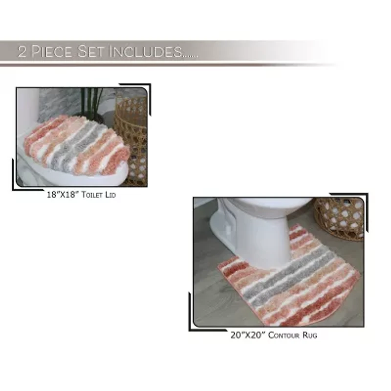 Home Weavers Inc Impression 2-pc. Bath Rug Set