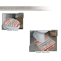 Home Weavers Inc Impression 2-pc. Bath Rug Set
