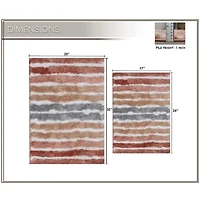 Home Weavers Inc Impression 2-pc. Bath Rug Set