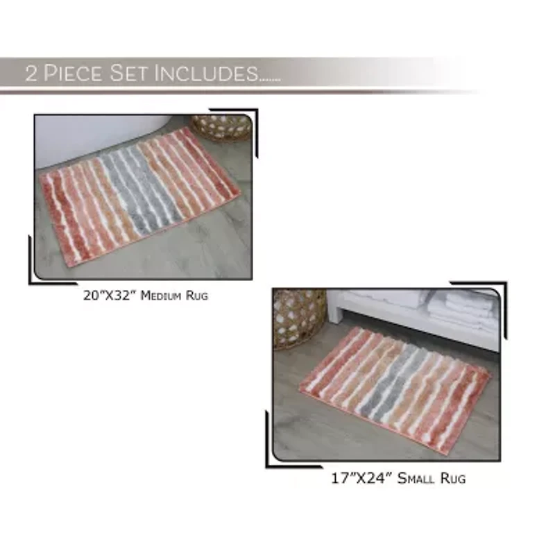 Home Weavers Inc Impression 2-pc. Bath Rug Set
