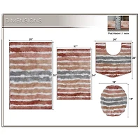 Home Weavers Inc Impression 4-pc. Bath Rug Set