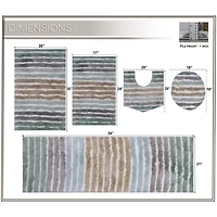 Home Weavers Inc Impression 5-pc. Bath Rug Set
