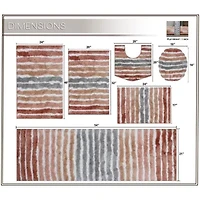 Home Weavers Inc Impression 6-pc. Bath Rug Set