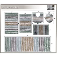 Home Weavers Inc Impression 6-pc. Bath Rug Set