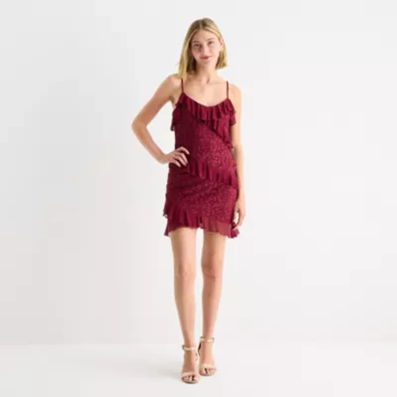 by&by Womens Juniors Sleeveless Bodycon Dress