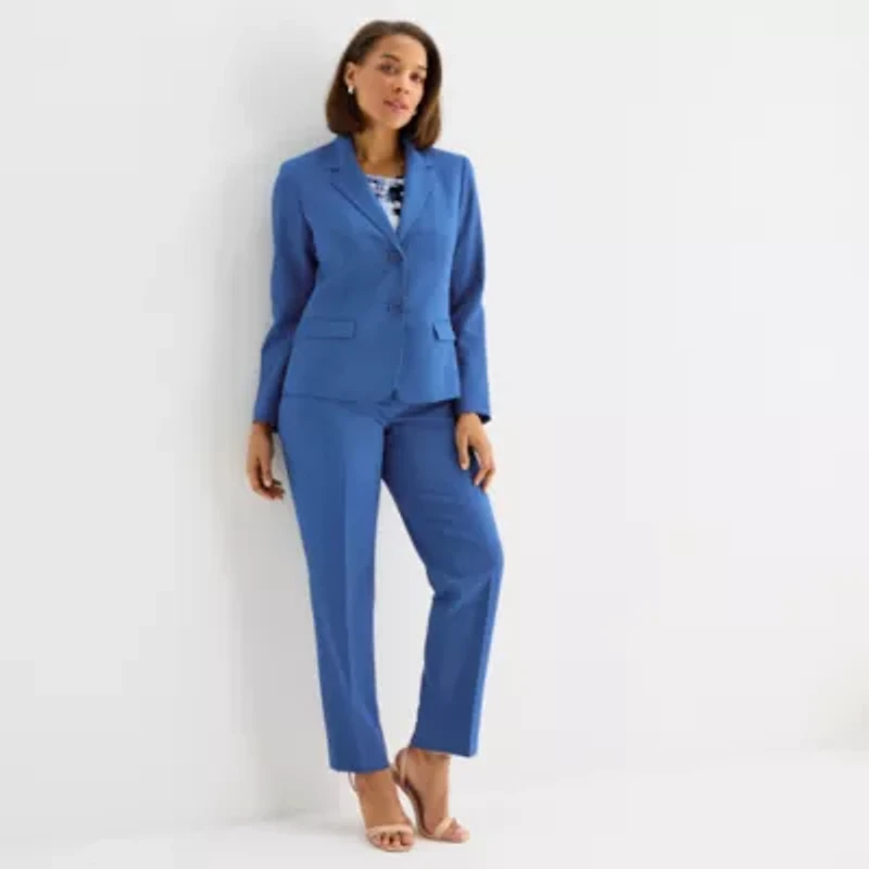 Black Label by Evan-Picone Womens Classic Fit Suit Jacket