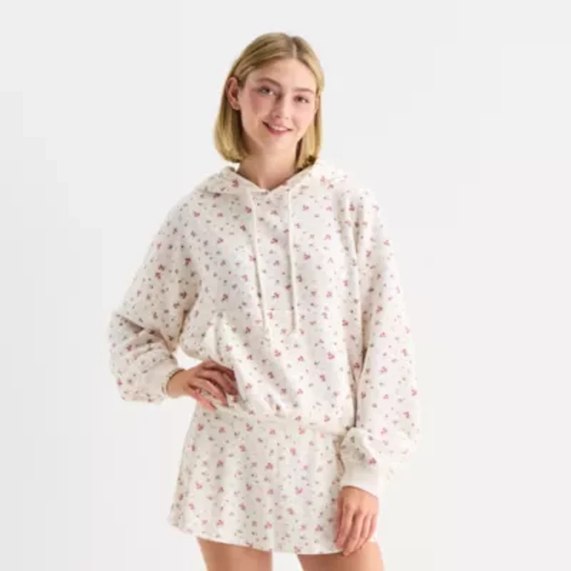 Arizona Womens Long Sleeve Fleece Active Hoodie