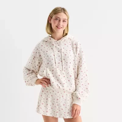 Arizona Womens Long Sleeve Fleece Active Hoodie