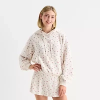 Arizona Womens Long Sleeve Fleece Active Hoodie