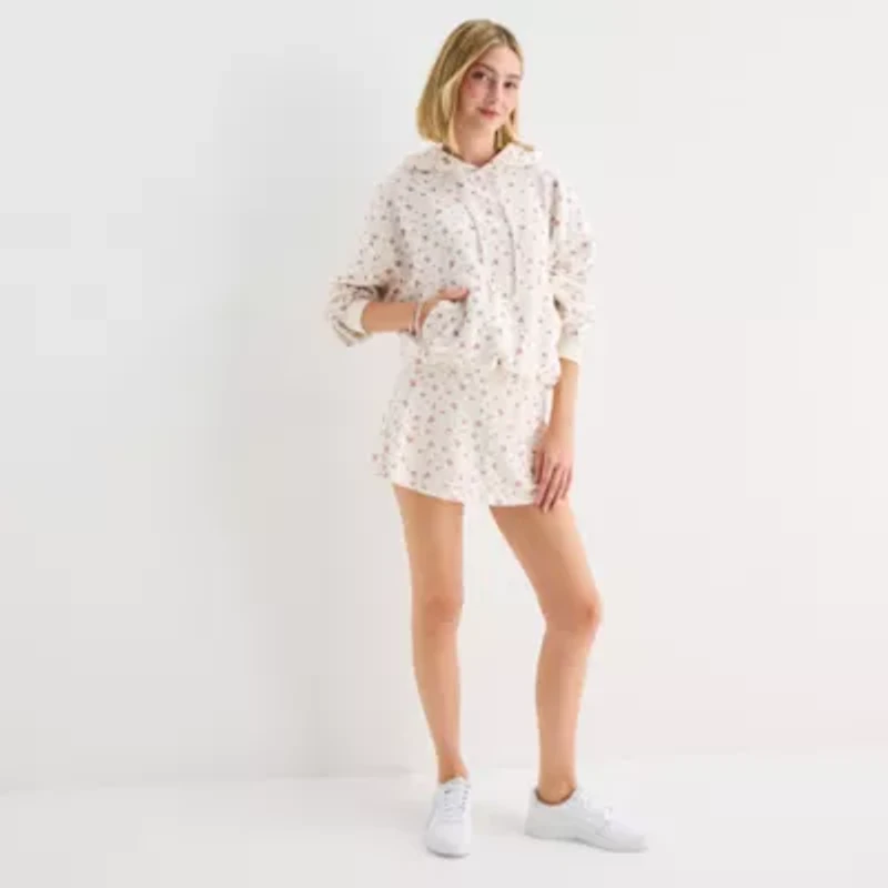 Arizona Womens Long Sleeve Fleece Active Hoodie