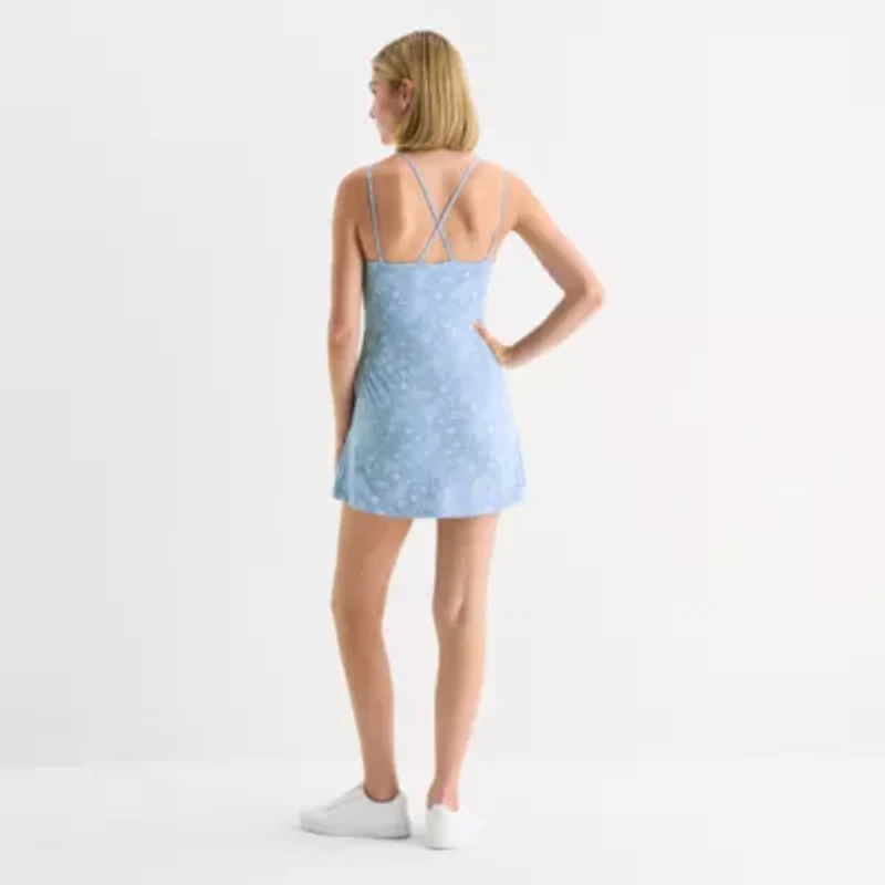 Arizona Womens Juniors Sleeveless Active Tennis Dress