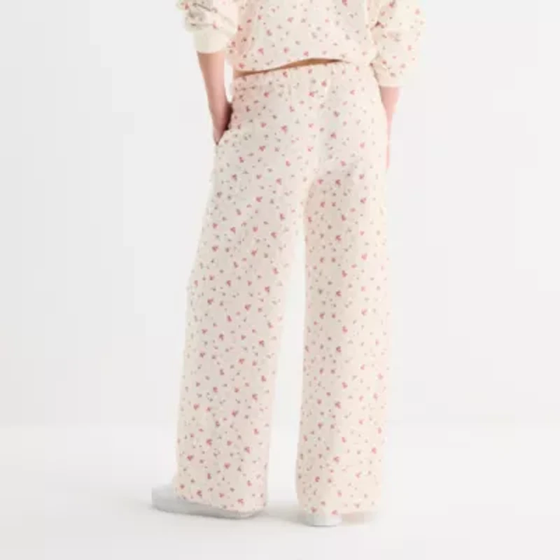 Arizona Womens Juniors Fleece Sweatpant