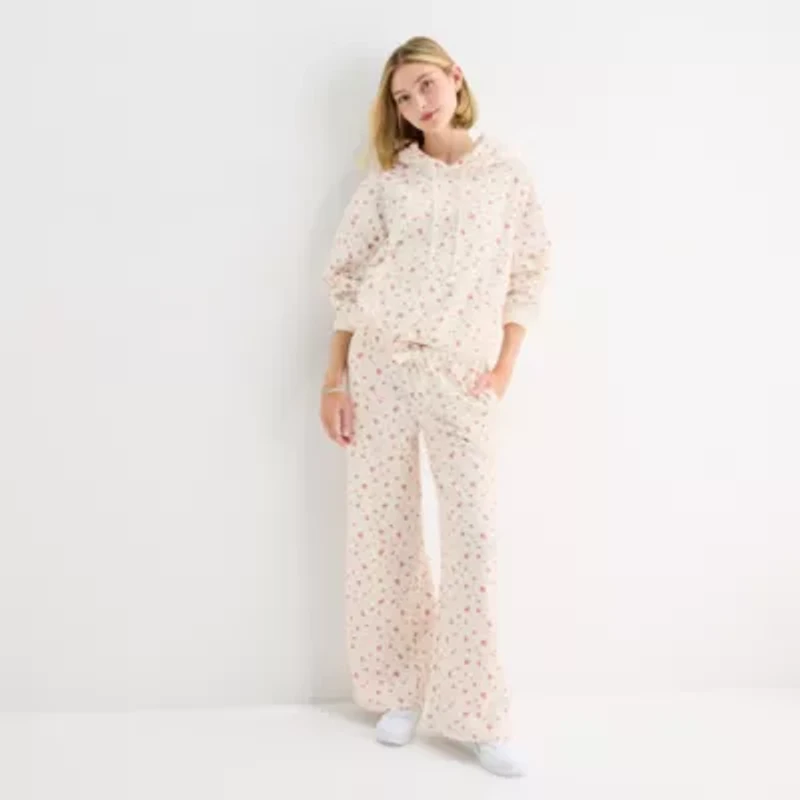 Arizona Womens Juniors Fleece Sweatpant