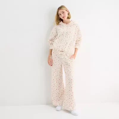 Arizona Womens Juniors Fleece Sweatpant