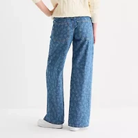 Arizona Womens Juniors Low Rise Baggy Fit Jean