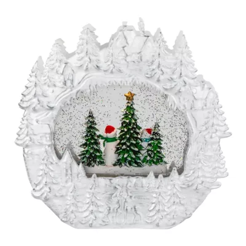 Northlight 9.5in Led Snowmen Christmas Snow Globe
