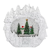 Northlight 9.5in Led Snowmen Christmas Snow Globe
