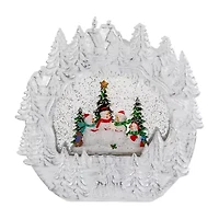 Northlight 9.5in Led Snowmen Christmas Snow Globe