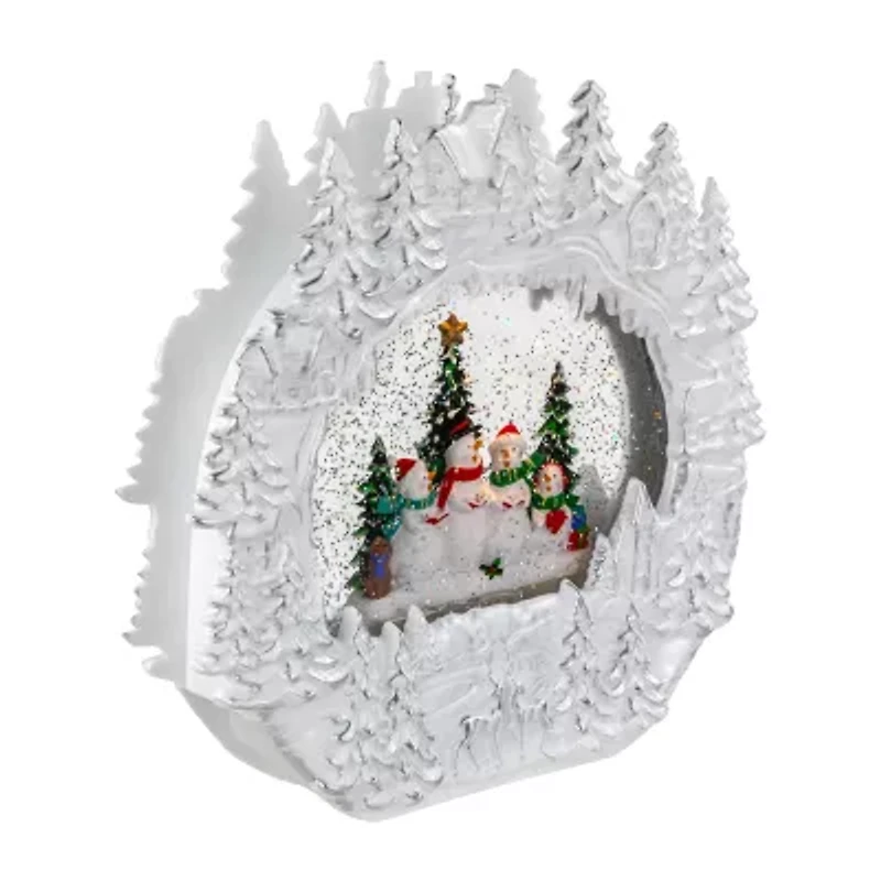 Northlight 9.5in Led Snowmen Christmas Snow Globe