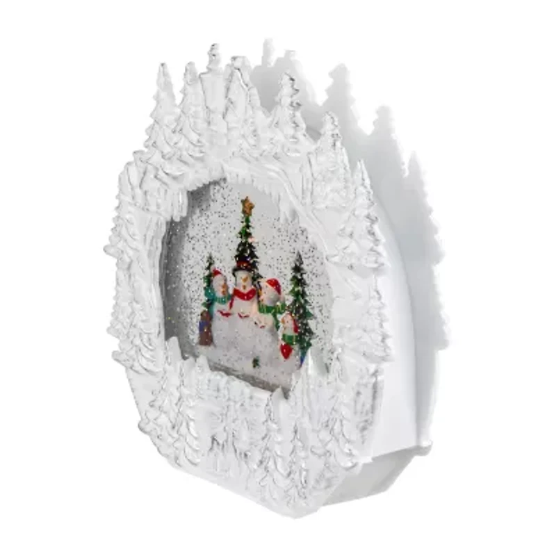 Northlight 9.5in Led Snowmen Christmas Snow Globe